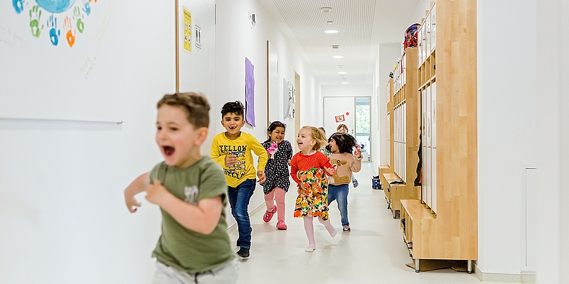  Hamburger Meile: Fröbel-Kindergarten Hamburger Meile in Hamburg Illustration 